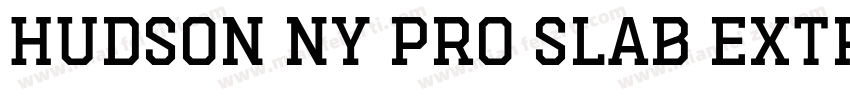Hudson NY Pro Slab Extra Light字体转换